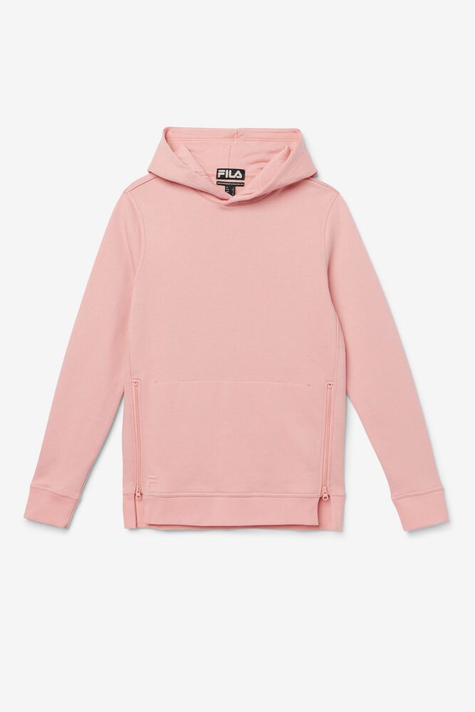 Fila Maddox Pullover Hoodie Pink - Mens - 57624UENZ